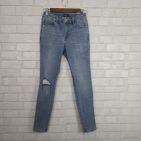 Express Denim - Express skinny mid rise ultra hyper stretch jeans